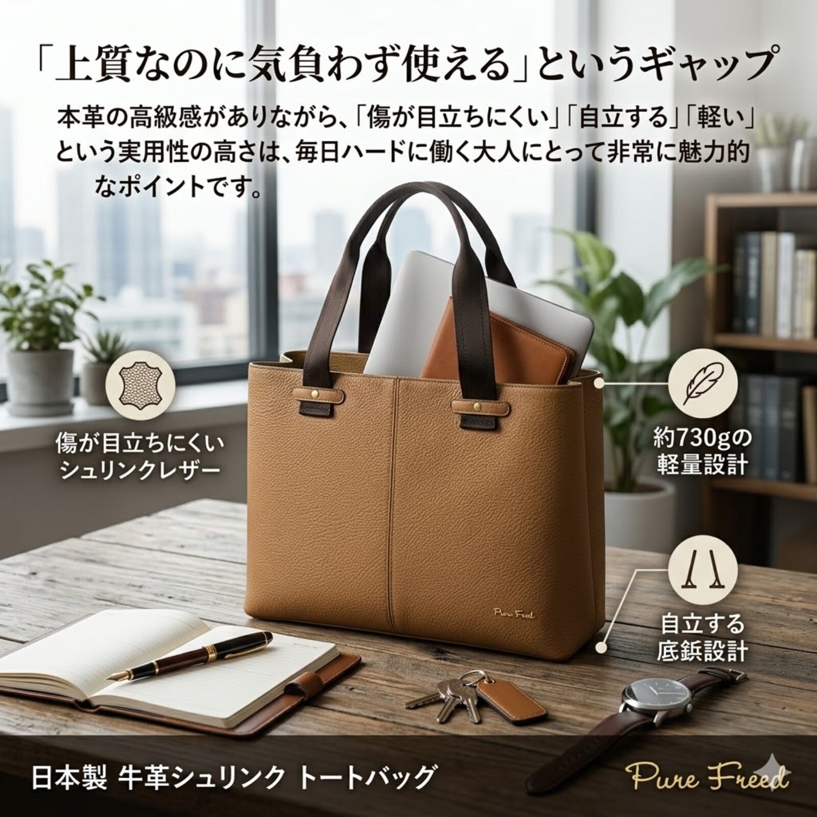 パスピエ　トートバッグの使用イメージ