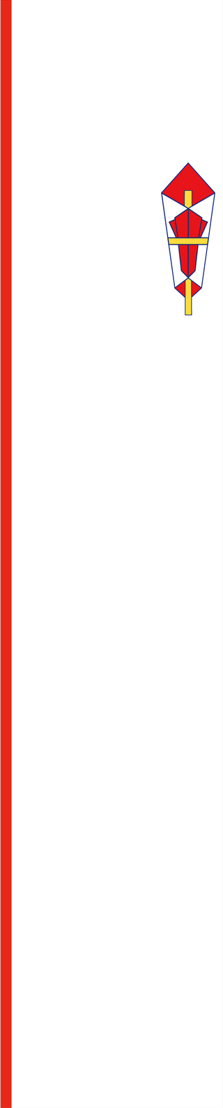 短冊-紅白赤棒